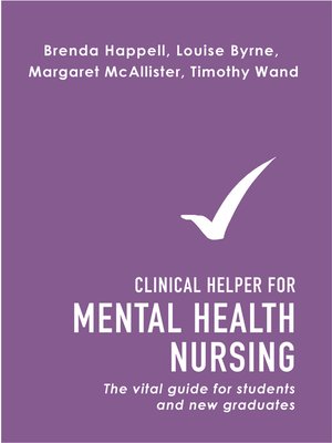 cover image of Clinical Helper for Mental Health Nursing